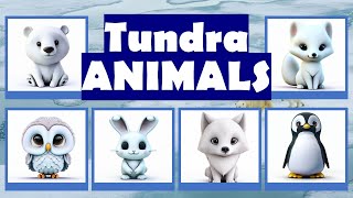 Flashcards Tundra Animals [upl. by Etnomaj]