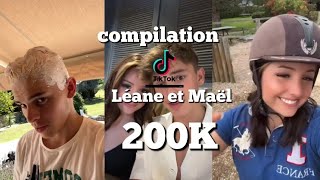 compilation tiktok Léane et Maël spécial 200K 💕 [upl. by Asiralc990]