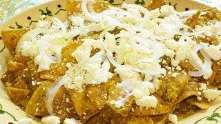 Receta de chilaquiles rápidos  Quick recipe chilaquiles  Comida mexicana [upl. by Golanka]