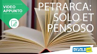 Francesco Petrarca Solo et pensoso [upl. by Ynaffad371]