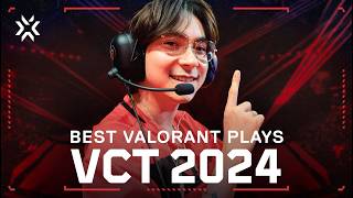 The Best 17 Plays Of VALORANT Champions Tour 2024 [upl. by Kcirdahc499]