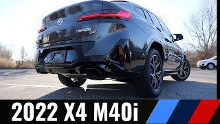 2022 BMW X4 M40i I Revs I Quick Review [upl. by Sawyer757]