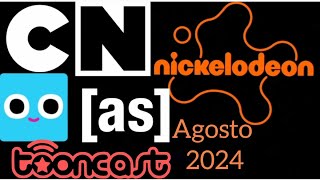 Novedades de CARTOON NETWORK ADULT SWIM NICKELODEON CARTOONITO y TOONCAST  Agosto 2024 [upl. by Grayson976]