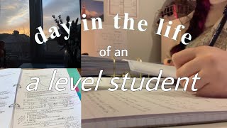 Day in the Life at Sixth Form College  A Levels studying and realistic productivity 📚🎧🌺 [upl. by Clem]