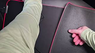 EASEMO Gaming Mouse Pad RGB Mouse Mat XXL Large 900 x 400 x 4 mm  Unboxing [upl. by Chelsae]