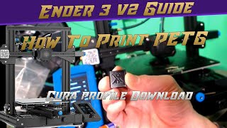 How to Print PETG on the Ender 3 v2 simple profile [upl. by Sallad]