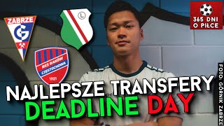 NAJLEPSZE TRANSFERY w DEADLINE DAY w EKSTRAKLASIE  PLOTKI i TRANSFERY POTWIERDZONE [upl. by Kamp274]