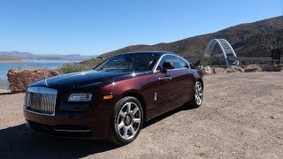 2014 RollsRoyce Wraith 060 MPH First Drive Review [upl. by Barbe392]