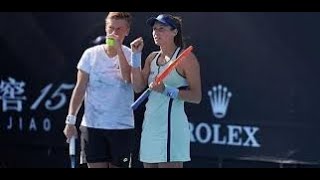 SchuursStefani vs KrawczykVondrousova R1  German Open 2024 [upl. by Ansell]