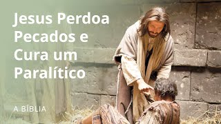 Jesus Perdoa Pecados e Cura um Homem Acometido de Paralisia [upl. by Aamsa]