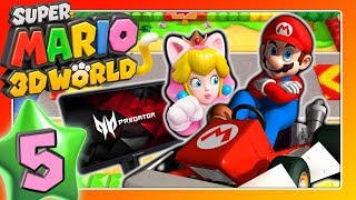 SUPER MARIO 3D WORLD 🐱 Part 5 Mario Kart Level amp Saisonales Schwärmen auf Acer Predator Monitor [upl. by Willman258]