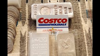 COSTCO Silver Bars 10 Troy Ounce Silver Bars from the Royal Canadian Mint [upl. by Cohin]