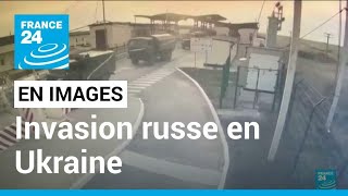 EN IMAGES  Les débuts de lopération militaire russe en Ukraine • FRANCE 24 [upl. by Tadeas]