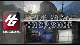 FREE FiveM MLO  Chop Shop amp Barn Stash  GTAV Maps [upl. by Eralcyram453]