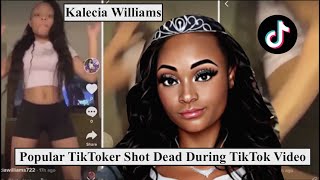 Popular TikToker Shot Dead While Filming  Kalecia Williams  Whispered ASMR Extended Mic Brushing [upl. by Myrwyn]