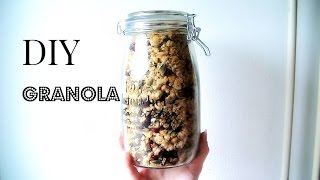 DIY Granola  Kookvlog  Shoppingsarah [upl. by Meares]