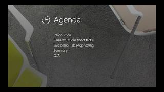 Ranorex Studio Demo and Tutorial with Live QA [upl. by Norse]