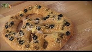 Recette de Fougasse aux olives  750g [upl. by Anoj]