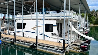 2004 Myacht 12 x 35 Pontoon Houseboat For Sale on Norris Lake TN  SOLD [upl. by Ellebana]