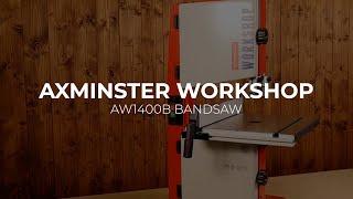 Set up guide for Axminster Workshop AW1400B Bandsaw 230V [upl. by Lorre]