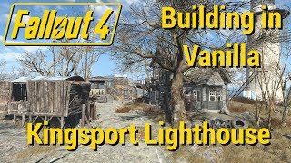 FO4  Building in Vanilla  Kingsport Lighthouse [upl. by Dallas]