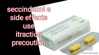 TabSecnidazole1000mg  Best Antibacterial Tablet  UseSideEffectDose Precaution [upl. by Buchalter]