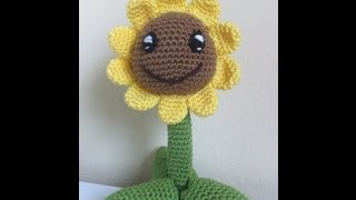 Tutorial Girasol Amigurumi Sunflower Paso A Paso en Español [upl. by Akiemehs]