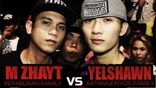 SUNUGAN KALYE  M ZHAYT vs YELSHAWN Muntinlupa Alabang [upl. by Anuqahs477]