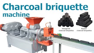 How To Start Charcoal Briquettes Business Good Charcoal Briquettes Extruder Machine For Sale [upl. by Randa]