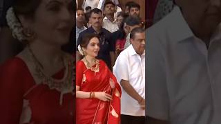 Mukesh Ambani Along With Wife Nita Ambani and Son Akash Ambani And Daughter In Law Shloka Ambani [upl. by Bentley]