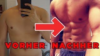 MEINE TRANSFORMATION  6 MONATE ZUM SIXPACK [upl. by Anjali]