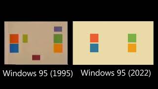 Windows 95 Commercial 4  Comparison between 1995 amp 2022 [upl. by Nide247]