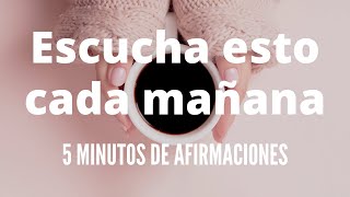 5 minutos de afirmaciones para tener un buen día  Med Soul [upl. by Akcired]