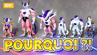 FIDÈLE OU PAS  Comparatif de taille des SHFiguarts de Freeza toutes ses formes  News [upl. by Eneryc]