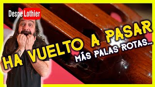 ¿Por qué se rompen las palas Reparando Headstock de una flamenca de Manuel Reyes [upl. by Aimekahs]