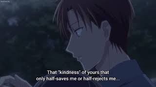 Akito stabs Kureno part2 Episode 7 saddest scene Fruits basket season 3 [upl. by Jade]