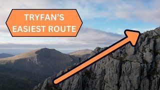 The Easiest Route Up Tryfan in Snowdonia  Stunning Drone Footage [upl. by Harret]