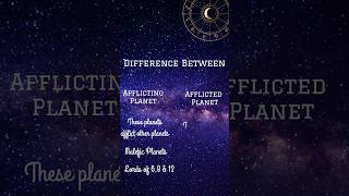 Afflicted planet  Afflicting planet astrology horoscope [upl. by Hentrich]