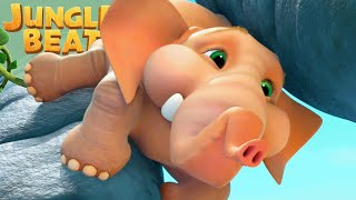 Stuck Trunk  Cliffhanger  Jungle Beat Munki amp Trunk  Kids Animation 2023 [upl. by Eioj65]