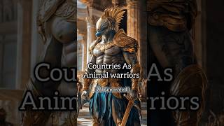 Countries As warriors  Ep6  Ai Generated shorts shortsfeed midjourney ai warriors hybrid [upl. by Antonetta]