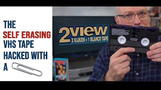 2View The SelfErasing VHS tape hacked with a paperclip [upl. by Honebein147]