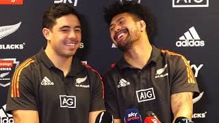 Anton LienertBrown amp Ardie Savea Press Conference Hamilton [upl. by Merras]