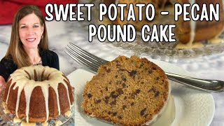 Easy Sweet Potato Pound Cake  Delicious Autumn Dessert [upl. by Sisenej]