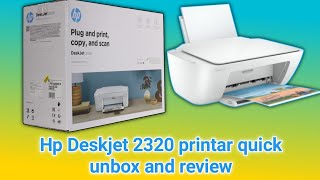 Hp deskjet 2320271027212720 printer quick unboxing and review 2022Hp 2320 printar unboxing 2022 [upl. by Nilats]