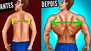 COSTAS LARGAS 10 MELHORES EXERCÍCIOS PARA EXPANDIR DORSAIS  TREINO COMPLETO  CORPO HIPERTROFIADO [upl. by Hayden350]