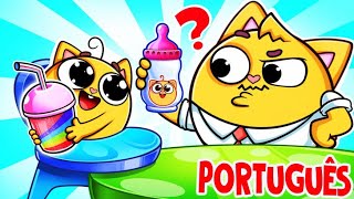 Canção de Alimentação com Mamadeira 👶  Canções Infantis 🐱🐨🐰🦁 e Rimas de Creche por Baby Zoo [upl. by Vevina]