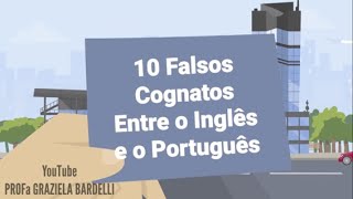 10 falsos cognatos entre o Inglês e o Português [upl. by Ideih]