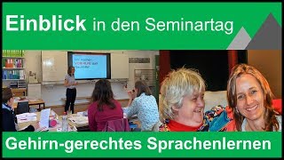 Einblick in den Seminartag quotGehirngerechtes Sprachenlernenquot [upl. by Okimuy]