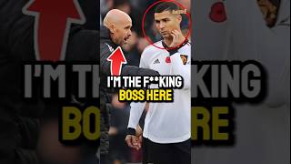 The real reason behind Ronaldos blind hate for Ten Hag😮☠ [upl. by Zaslow607]