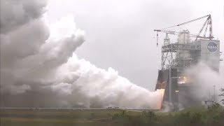 SLS RS25 Engine Test 4 April 2019 [upl. by Llehsyt]